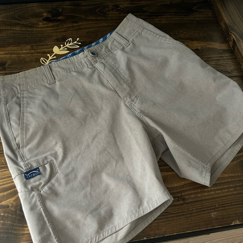 AFTCO Boys Tan Shorts Quick-Drying Lightweight